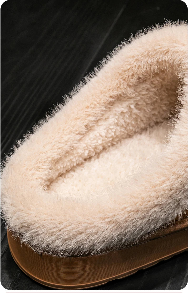 Stay-Cozy™ Plush Indoor Slippers — Warm Fleece Comfort for Winter