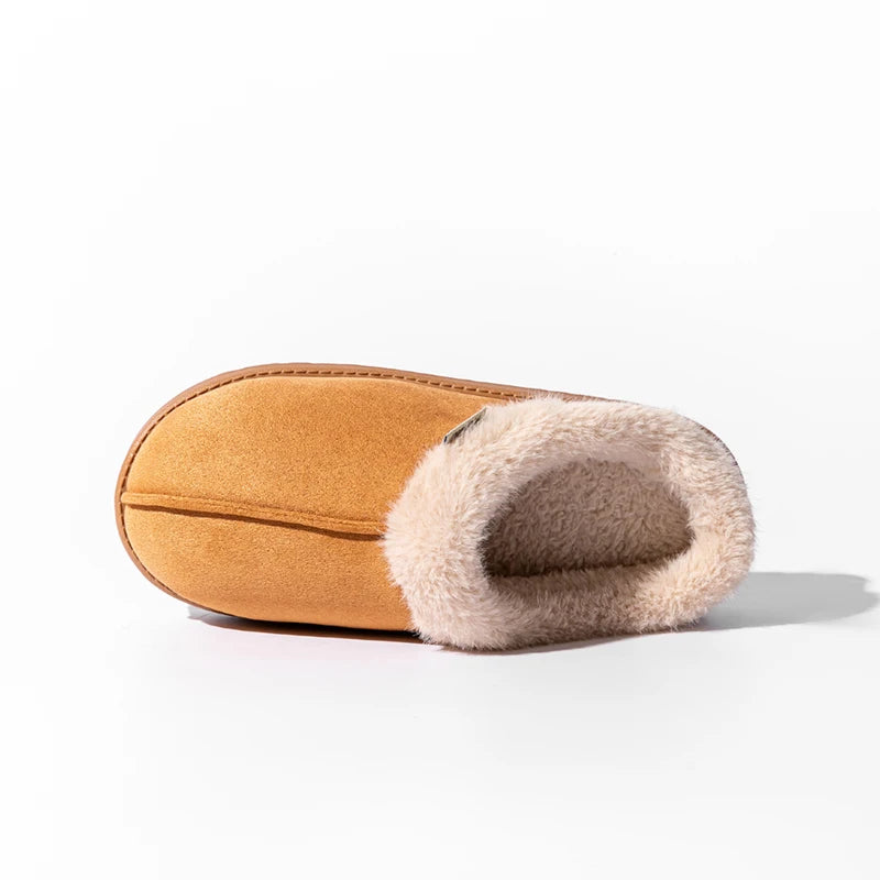 Stay-Cozy™ Plush Indoor Slippers — Warm Fleece Comfort for Winter