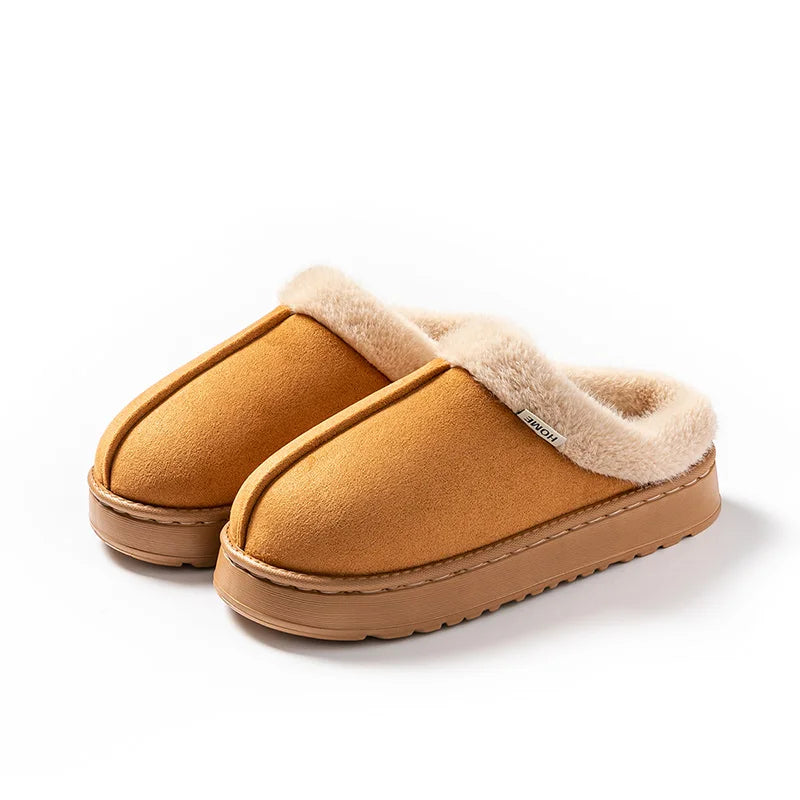 Stay-Cozy™ Plush Indoor Slippers — Warm Fleece Comfort for Winter